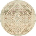 thumbnail image 1 of Ahgly Company Indoor Round Abstract Brown Abstract Area Rugs, 6' Round, 1 of 6