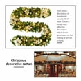 thumbnail image 4 of Christmas Garland Ornament PVC Artificial Rattan with LED Light Xmas Decoration for Home, 4 of 5