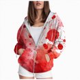 thumbnail image 2 of Towmus Halloween Sweatshirts for Women Halloween Graphic Long Sleeve Shirt Half Zipper Lapel Casual Pullover Top, XS-6XL, 2 of 6