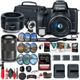 thumbnail image 1 of Canon EOS M50 Mirrorless Digital Camera with 15-45mm and 55-200mm Lenses Bundle, 1 of 7