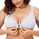 thumbnail image 4 of Bra CALVENA para mujer, cierre frontal con espalda cruzada, cobertura total, 4 of 6