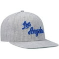 thumbnail image 3 of Men's Mitchell & Ness Heathered Gray Los Angeles Lakers Hardwood Classics Team 2.0 Snapback Hat, 3 of 5