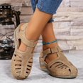 thumbnail image 6 of IUJSOY Platform Sandals for Women 2025 Closed Toe Fisherman Wedge Sandals Slingback Beach Shoes, 6 of 7
