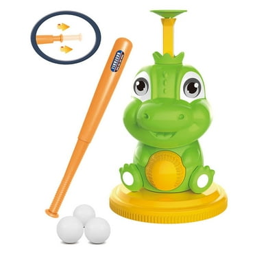 FAV T-Ball Set for Kids Toddler Baseball Set Outdoor Toys Pitcher Bat 3 Baseballs for 2-7 Year Old