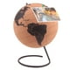 Globe Rotatif en Bois de Liège, Décoration de Cartes du Monde, Carte Géographique, Globes – image 4 sur 8
