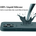 thumbnail image 2 of Compatible with iPhone 14 Pro Max Case with Ring Kickstand Support Magnetic Car Mount,Soft Premium Liquid Silicone Microfiber Liner Case for iPhone 14 Pro Max Women Girl Men-Sapphire Blue, 2 of 14