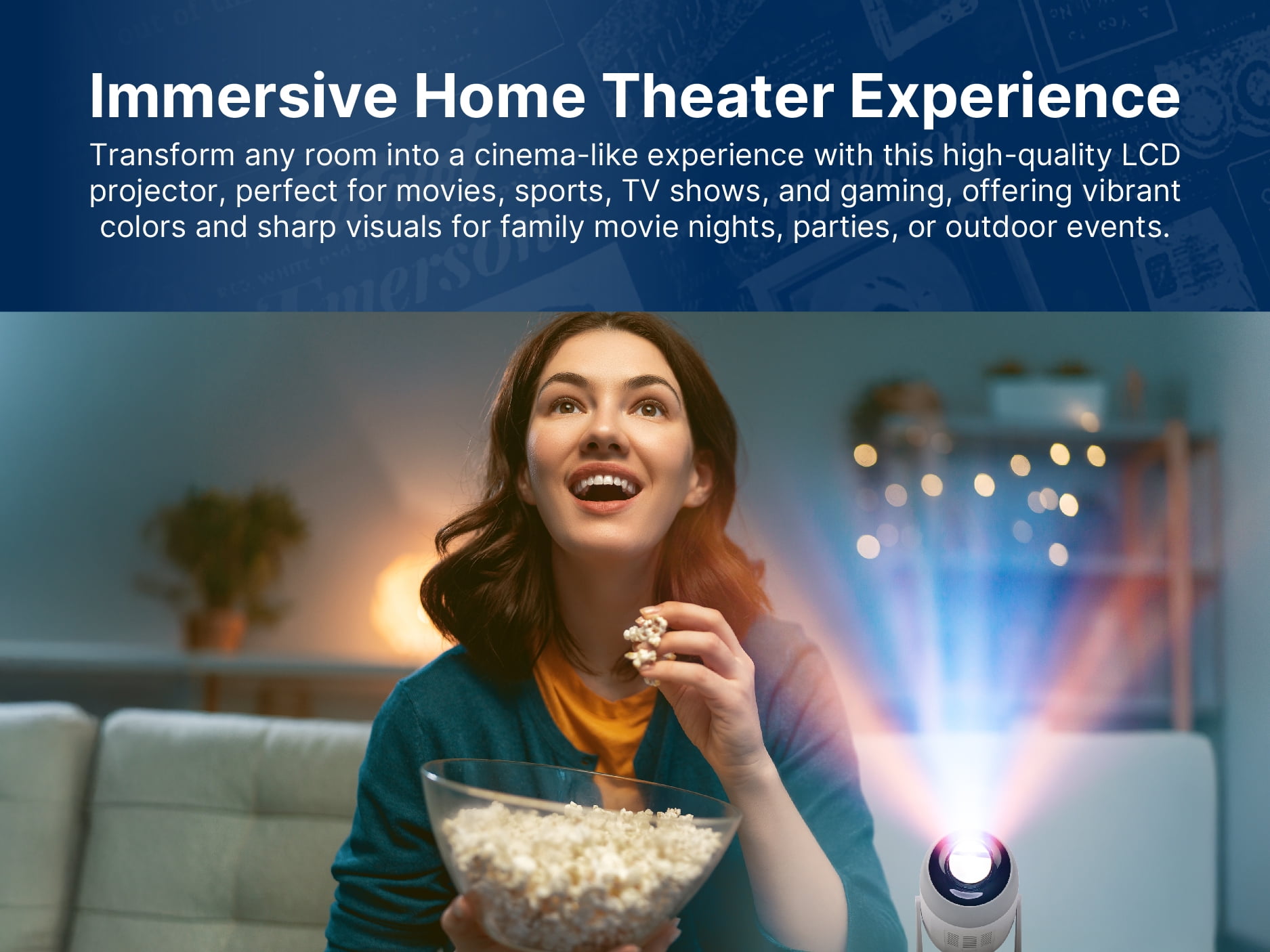 Emerson EVP-3003 150-Inch Home Theater LCD Projector