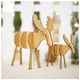 thumbnail image 2 of Moyic Ciervo Forma Ornamento Fawn Animal Decoración Accesorios Kits de decoración para fiestas café ligero 10*9.5 cm Moyic HA0624-02B, 2 of 6