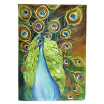 Carolines Treasures JMK1150GF Bling Peacock Flag Garden Size Small multicolor