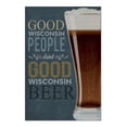 thumbnail image 2 of Eau Claire, Wisconsin, Good People Drink Good Beer, Sentiment (19x27 inches, Premium 500 Piece Jigsaw Puzzle for Adults and Family, Made in USA), 2 of 4