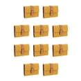 thumbnail image 3 of Minnieouse Monedero de mujer Trifold Zipper Hasp Titular de la tarjeta elegante Compartimiento de efectivo Carpeta de fotos Billetera Notecase Amarillo 10Conjunto, 3 of 6