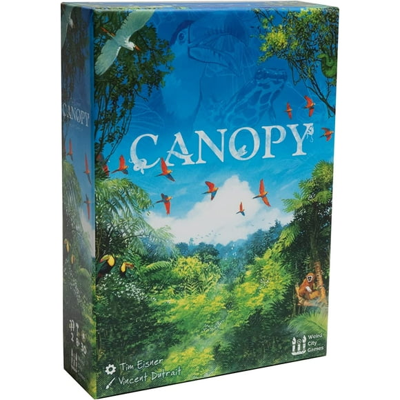 ERDS-Canopy, Card Game, Fast and Fun Gameplay, Features 25 Unique Species of Rainforest Animals and Plants, Solo or Multiplayer Option, for Ages 8 and up