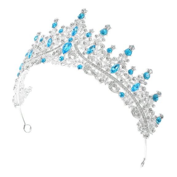 PENIKOKO Crown For Flower Bouquets Rhinestones Headpiece For Women 1Pcs