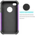 thumbnail image 3 of iPhone 5S Case, iPhone SE Case, iPhone 5 5S SE 5SE Case Shock Absorbing Hybrid Defender Rugged Cover Skin Shell Hard Plastic Outer & Rubber Silicone Inner Njjex [New Ball], 3 of 4