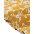 thumbnail image 5 of INSPIRE CHIC Women's One Shoulder Sleeveless Boho Summer Ruffle Hem Beach Floral Midi Dress Yellow M, 5 of 5