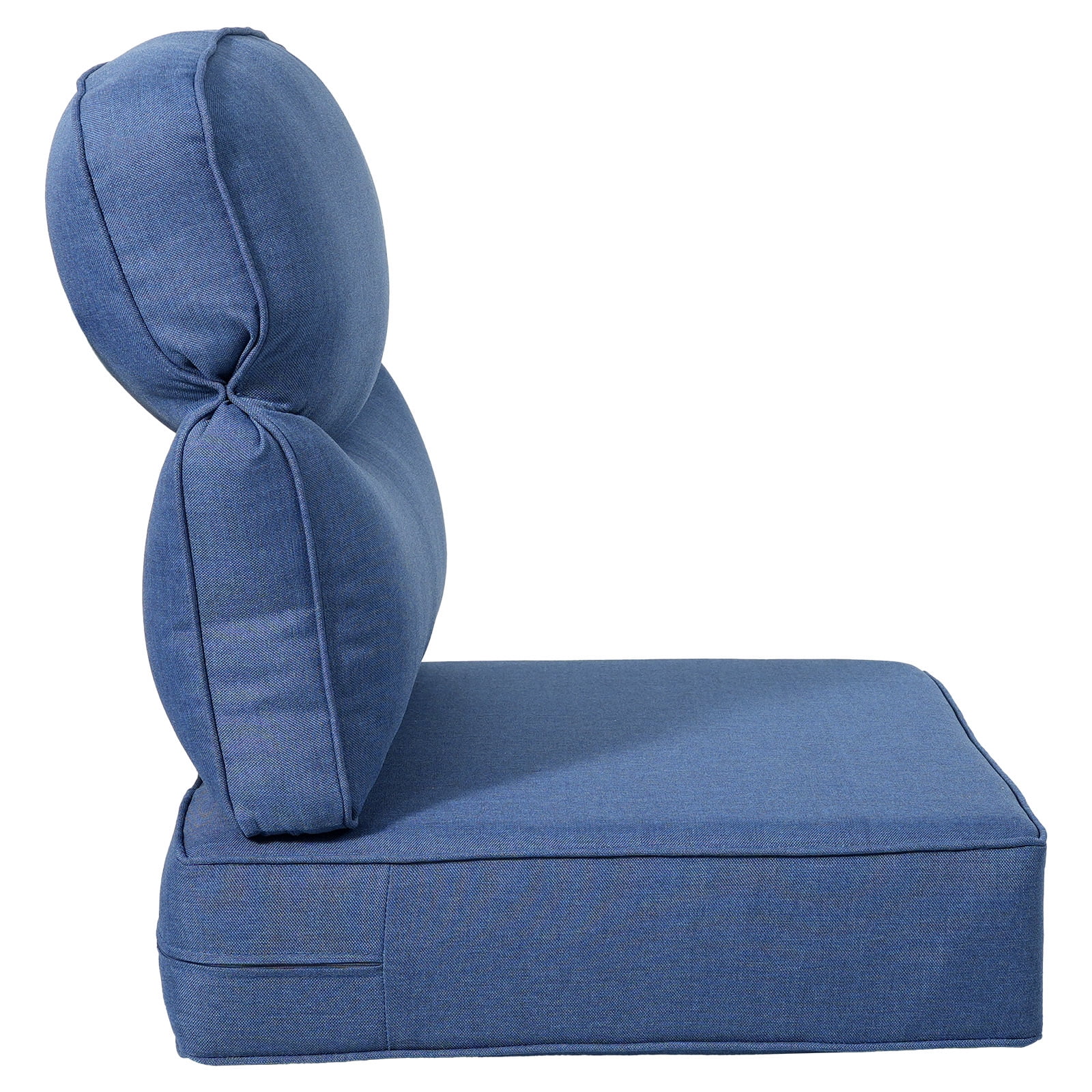 Bellefurn Outdoor Seat Cushions 22 X 24 X 6 inch for Patio Furniture,Outdoor Chair Cushions Outdoor Deep Seat Cushion with Water Resistant & Removable Cover Patio Cushions for Wicker Chair,Sofa,Couch