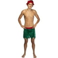 thumbnail image 7 of Mens' Elf Boxer Shorts w/ Hat Crushed Velvet Underwear, 7 of 7