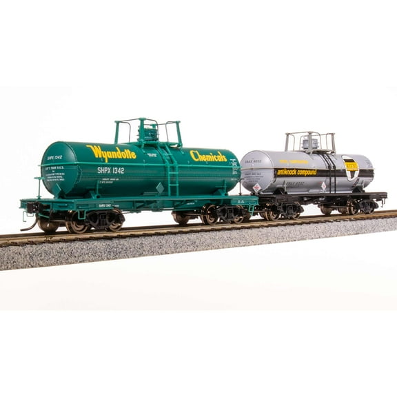 Broadway Limited Imports HO 6000 Gallon Tank 1960s 2pk A Ethyl Corp Wyand BLI7669 HO Rolling Stock