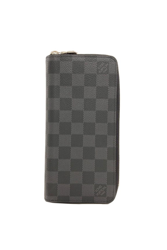 Pre-Owned Louis Vuitton N63095 Zippy Wallet Vertical Long Damier Canvas Men's LOUIS VUITTON