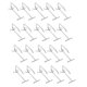 thumbnail image 2 of Estante organizador de material acero inoxidable para tablero de clavijas, ganchos de pantalla de panel, ganchos de rejilla, gancho de rejilla para rejilla, pa 150 mm kusrkot Ganchos para estanterías de metal, 2 of 8