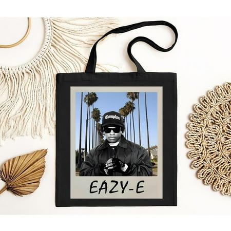 vintage Eazy-e from N.W.A White Tote Bag High Quality! West Coast CPT Compton OG LA Cali-TH23367