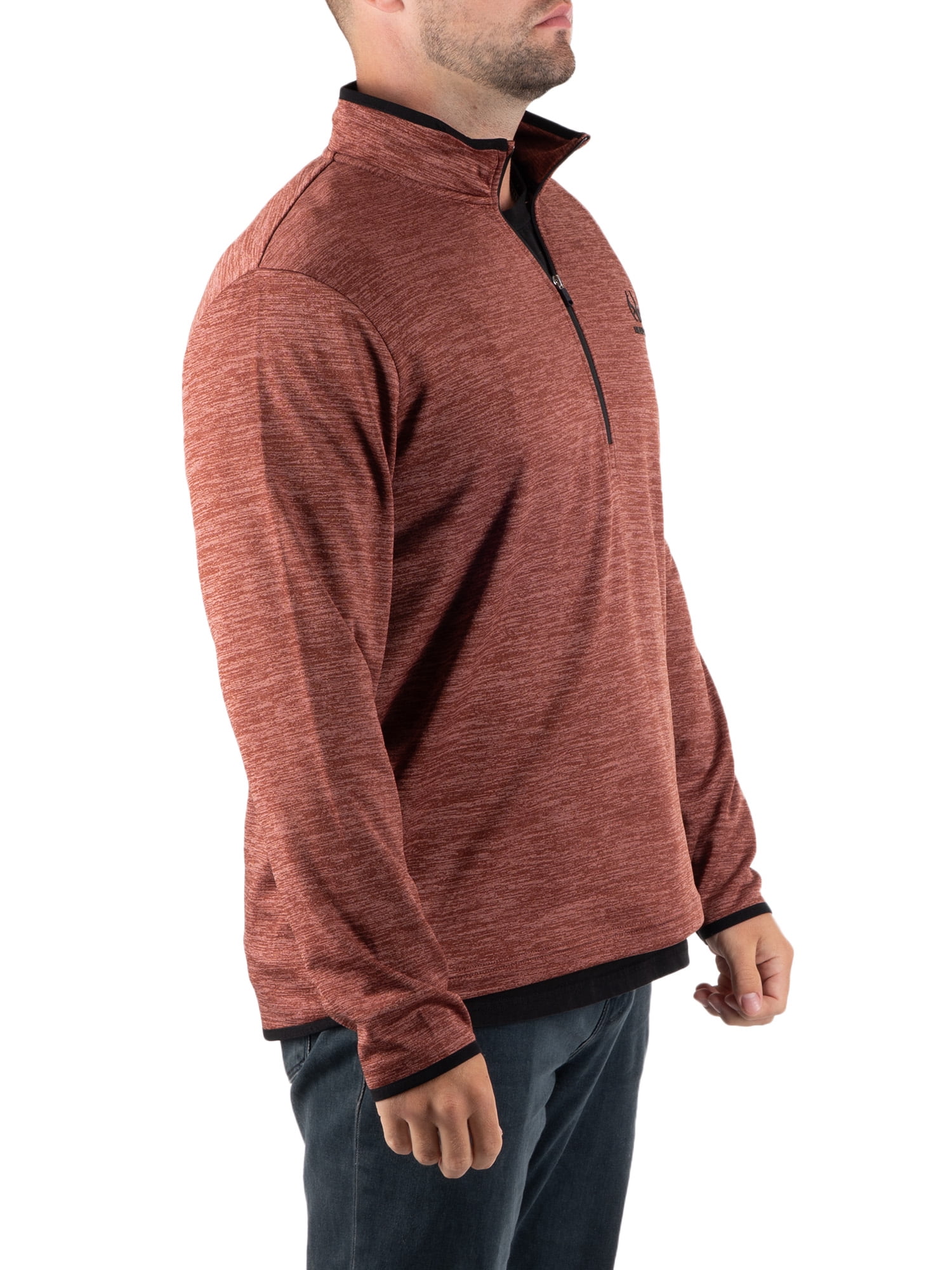 Realtree Men's Fleece Quarter Zip Pullover Sweatshirt, Sizes S-2XL