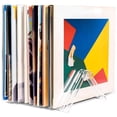 thumbnail image 2 of thinsony Vinyl Record Rack Holder for Albums Countertop Holds 12LPs Storage Organizer, 2 of 9