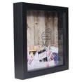 thumbnail image 2 of Lawrence Frames 10x10 Black Shadow Box Ticket Holder, 2 of 4