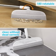Multifunction Magic Broom,2 in 1 Long Handle Silicone Air Broom for Floor,Living Room, Kitchen,Garage, Deck