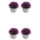 thumbnail image 3 of Maceta de plástico bonsái Naiovety 2 uds decoración del hogar hierbas de imitación multicolor 15 cm, 3 of 6