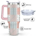 thumbnail image 3 of 40oz Ocean Nautical Anchor Stainless Steel Flip Straw Tumbler Spill Proof Travel Cup Double Wall Vacuum Insulated Coffee Mug with Top Handle, 3 of 6