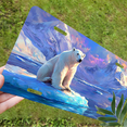 thumbnail image 5 of 1 Pcs 2D Flat License Plate Covers & Frames, Polar Bear on Ice For Decorative Front, Waterproof For Decoration Aluminum License Plate Covers & Frames Cover For Men Women, 12" X 6", 5 of 6