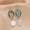 Cancer, variant on QQTDFG 12 Constellation Earring Natural Abalone Shell Pearl Silver Tone Dangle Earrings-Libra