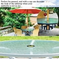 thumbnail image 4 of Table Parasol Umbrella Hole Ring Plug Cap Set For Outdoor Garden Patio 2 Inch, 4 of 9