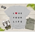 thumbnail image 7 of Fancy Love Your Life Motivational Inspirational Drive Motive T-Shirt Motivation Gift T Shirt for Men Women Kids Boys Girls Graphic Tshirt, 7 of 7