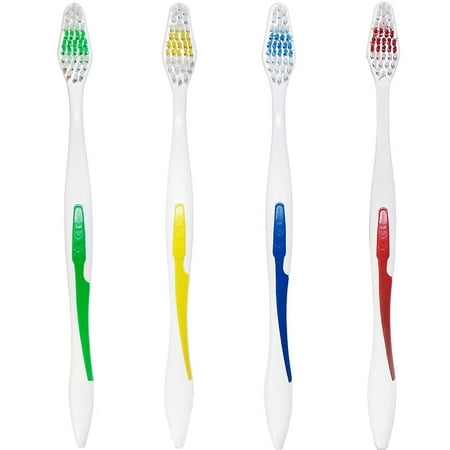 10 Toothbrush Standard Classic Medium Soft Individually (Best Manual Toothbrush On The Market)