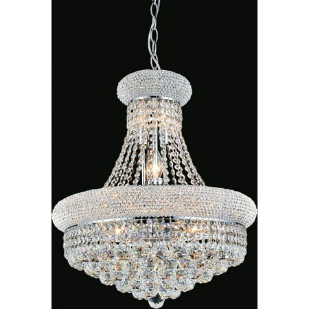 

18 Light Down Chandelier with Chrome finish
