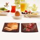 thumbnail image 4 of Plato De Postre De Madera Cuadrado, Hecho A Mano Lindo Diseño Japonés Para Postres, Aperitivos, Decoraciones Y Almacenamiento. Ideal para uso en el hogar., 4 of 7