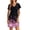 Black Sakura, variant on Nightgowns for Women V Neck Sleepshirt Short Sleeve Nightdress Lace Trim Night Gown House Dress with Pockets