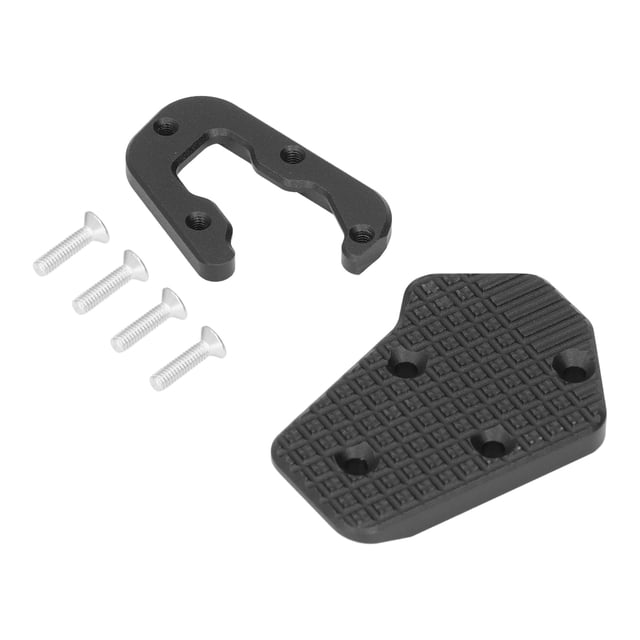 Motorcycle Rear Brake Lever Foot Pedal CNC Aluminum Alloy Enlarge Extension Plate Pad Replacement for F900XR 2020‑2021Black