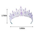 thumbnail image 2 of JUNWELL Queen Crown and Tiara Princess Crown for Women and Girls Crystal Headbands for Bridal, Gothic Halloween Costumes for Women Prom Halloween Birthday Prom Pageant Party, 2 of 7