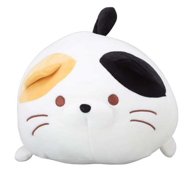 Almohada de felpa de gato suave ANGGREK juguete de peluche lindo para dormitorio sala de estar oficina