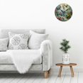 thumbnail image 5 of Chilfamy Hummingbirds Flowers Theme 10-Inch Wooden Wall Clock for Home Decor, Perfect for Living Rooms, Kitchens, Dorms, Practical Everyday Gifts 10x10in, 5 of 8