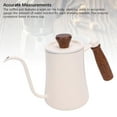 thumbnail image 4 of Pour Over Coffee Kettle, 600ML Gooseneck Narrow Long Spout Coffee Pot with Scale Hand Drip Kettle for Home Office Camping, 4 of 7