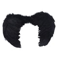 thumbnail image 1 of Disfraz de ala, ala de plumas para niños adultos, ala de plumas, ala de cosplay de Halloween, claridad notable, 1 of 8