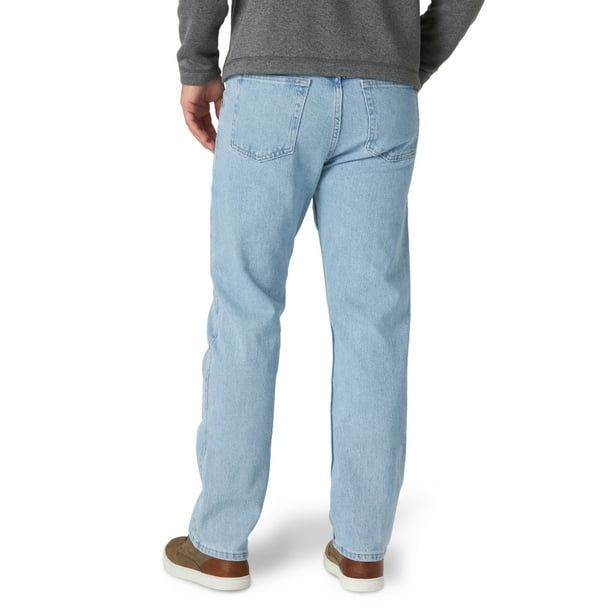 Monument Socialist dække over Wrangler Men's and Big Men's Regular Fit Jeans with Flex - Walmart.com