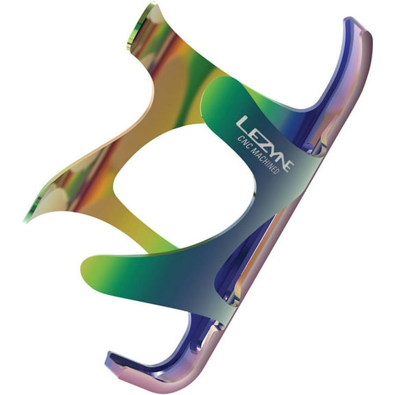 Lezyne CNC Water Bottle Cage, Neo Metallic