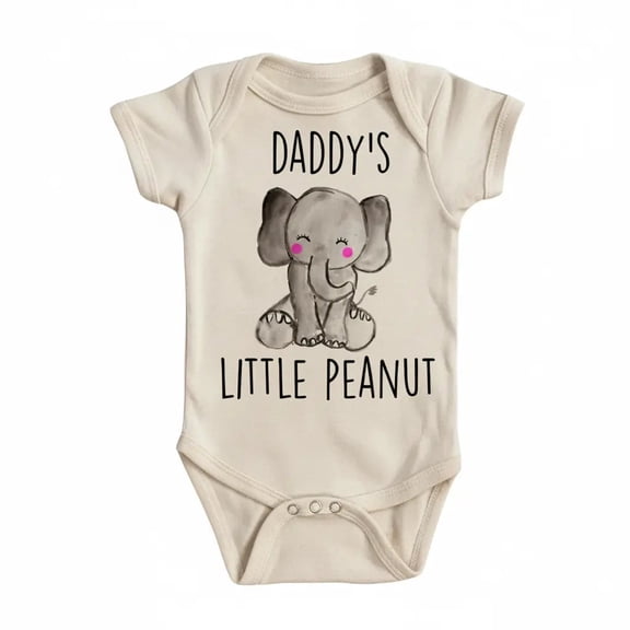 Elephant Newborn Baby Bodysuit