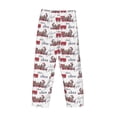 thumbnail image 3 of Lsque Retro Train Print Men's Pajama Pants, Lounge Pant - Comfortable Home Wear,Elastic Waistband, Stylish Design-Small, 3 of 9