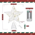 thumbnail image 4 of Adorno Estrella para Árbol de Navidad Roylvan con 20 Luces LED y Alimentación USB, 4 of 8